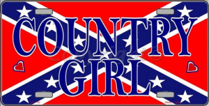 Country Girl Confederate Flag