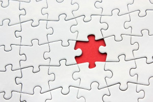Missing Puzzle Piece Puzzle with missing piece