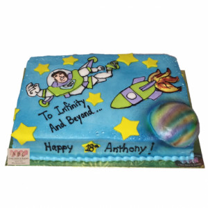 ... Shop / Cakes / Birthday Cakes / (1785) Buzz Lightyear Birthday Cake