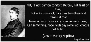 More Gerard Manley Hopkins Quotes