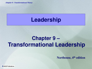 ... Chapter 9 Transformational Leadership _p. 171-201 by langkunxg