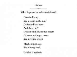 Search Results for: Harlem By Langston Hughes