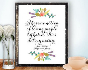 ... literature quotes poster - Northanger Abbey - digital
