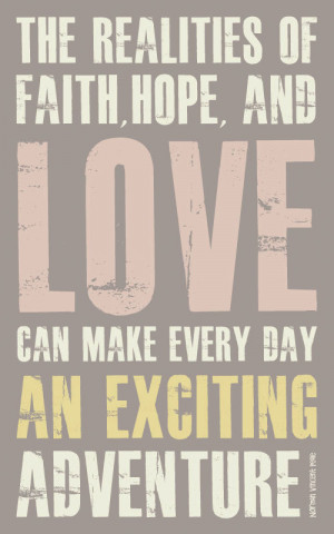 Faith Based Art, Inspirational Art, faith, hope, love, 5x8 art print ...