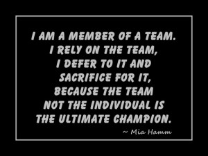 Team Quote Wall Art Print 5x7