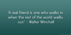 Walter Winchell Quote