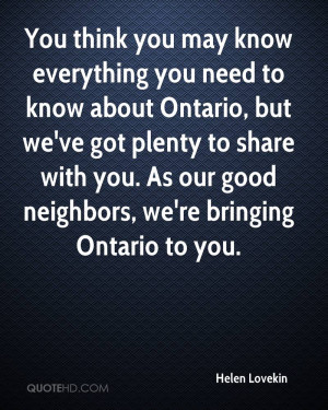 You think you may know everything you need to know about Ontario, but ...