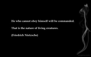 ... . That is the nature of living creatures.