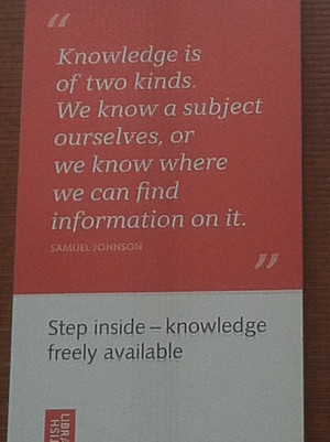 Samuel johnson quotes sayings knowledge information