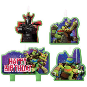 Teenage Mutant Ninja Turtles Birthday Candles - Birthday and Theme ...