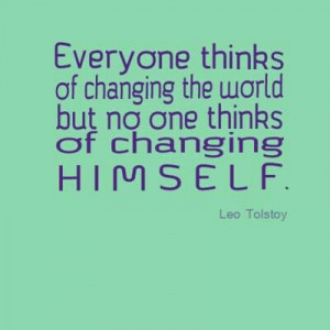 Tolstoy quote.