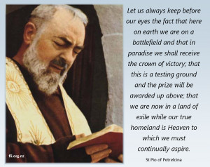 Climb the Mountain of Holiness ~ Saint Padre Pio
