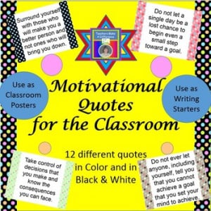 Motivational Classroom Quotes