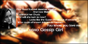 Gossip Girl Another (Fiction) Gossip Girl Quote