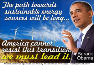 Famous Technology Quotes Renewable energy quote barack
