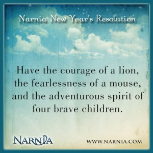 Narnia New Year's Resolution