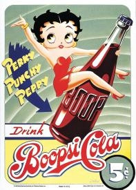 Betty Boop Signs Boopsi Cola