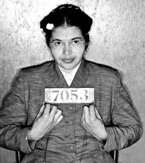 Rosa Parks’ booking photo at the Montgomery, Alabama police station ...