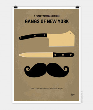 No195 My Gangs of New York minimal movie poster 720px