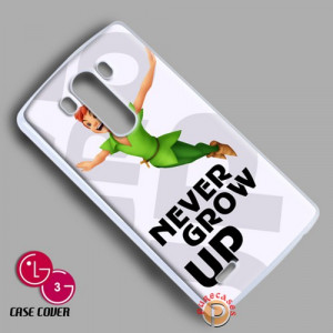 New Rare CUTE PETER PAN NEVER GROW UP QUOTE LG G3 Case Cover