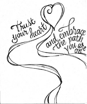 ... lines and lettering make this sketch both beautiful and meaningful
