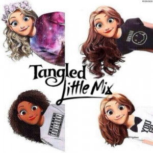 LOL: Rapunzel From 'Tangled' Gets a Little Mix Makeover