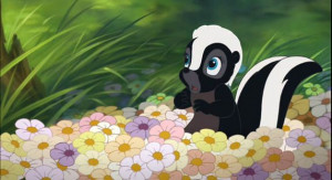 Bambi Quotes Flower Flower - a shy skunk