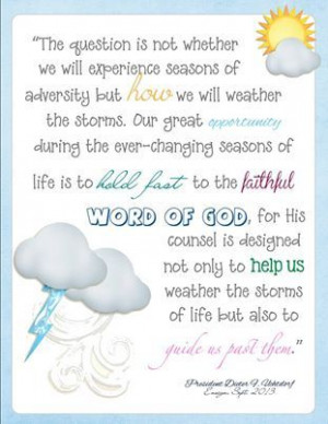 Weathering the Storm of Life
