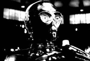 Black & White: Anthony Daniels as C-3PO in Star Wars - Episode IV