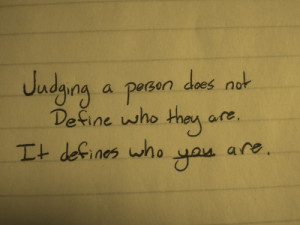 Judgment, Jealousy and Gratitude ~ The Beacon for May 31, 2011