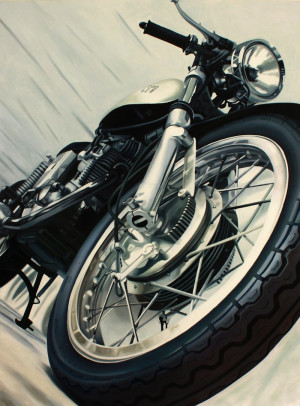 Vintage Motorcycle Art