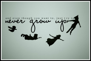 peter pan quotes never grow up