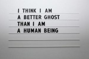 haunted ghost quote thoughts