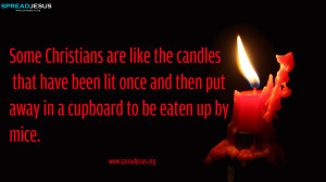 Christian Quotes HD-Wallpaper Christians are like the candles ...