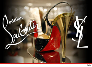 ... red soles … and now NO OTHER SHOE COMPANY can jack their signature