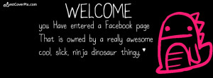 Welcome To Facebook Timeline Cover Photo