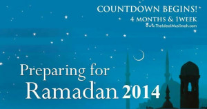 Let the countdown begin! In Sha Allah I will meet 2014 Ramadah (: