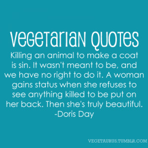 Vegetarian Quotes: Killing an