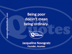 20 Jacqueline Novogratz #SheQuotes #quotes on #money #humanity # ...
