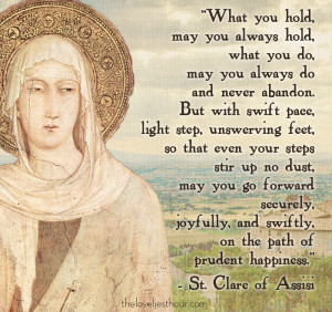 st. clare of assisi - theloveliesthour.com