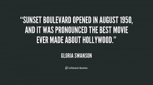 Gloria Swanson Sunset Boulevard Quotes