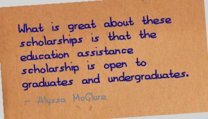 ... scholarship is open to graduates and Undergraduates ~ Education Quote