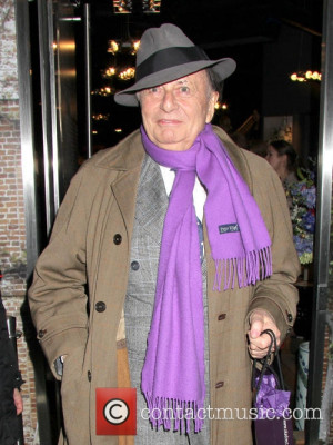 barry humphries attending the nicky haslam book launch party oka