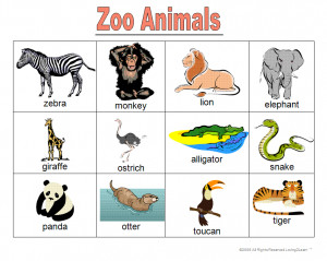 Zoo Animals Pictures Animal Pictures for Kids with Captions to Color ...