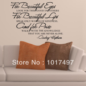 ... removable vinyl Inspirational wall quotes sticker free shipping(China