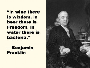 Benjamin Franklin - The Greatest Quotes Ever Slurred - Purple Clover