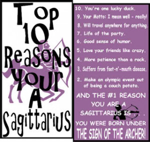 Top 10 Reasons your a Sagittarius - Crying Quote