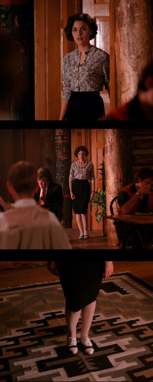 Audrey Horne in 'Twin Peaks' (1990). Costume Designer: Sara Markowitz ...