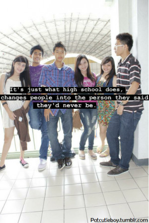 High School Memories Quotes...