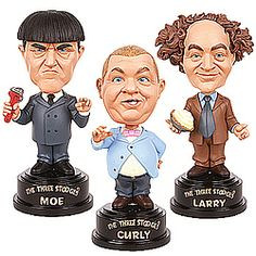 Three Stooges® Talking Bobbleheads - I want these! Perfect gift for 3 ...